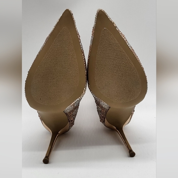 B1530- Steve Madden Viala Gold Rose Size 5.5 NWT - Picture 11 of 14